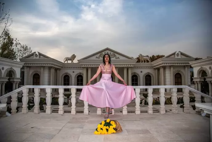 اجاره باغ برای عکاسی تولد