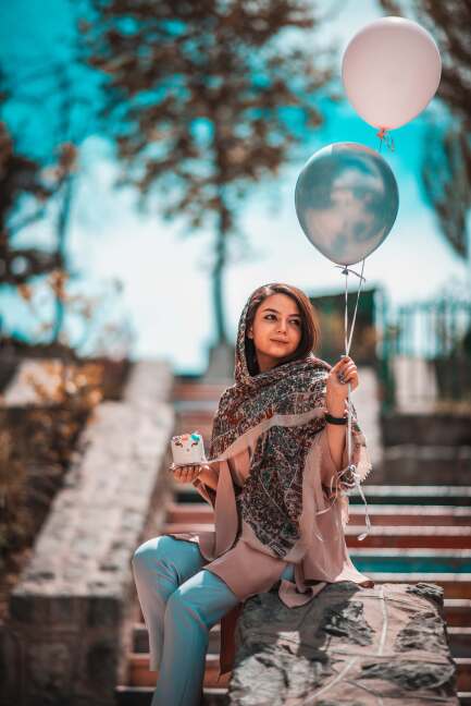 عکاسی تولد در فضای باز
