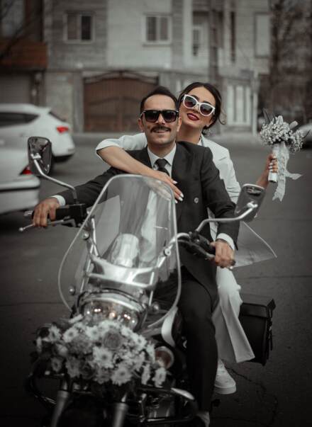 عکاسی عروسی خیابونی